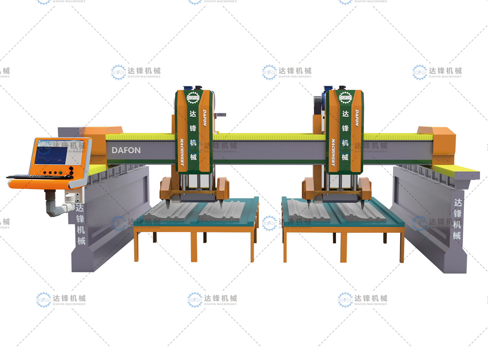 雙頭數(shù)控仿型機(jī)